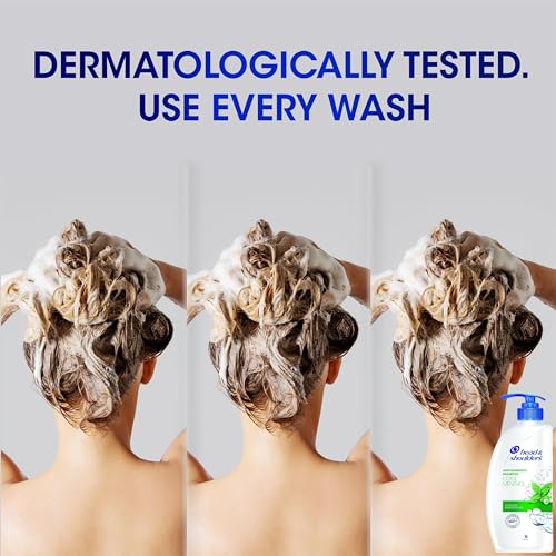 Head & Shoulders Anti Dandruff Shampoo, 2 Pack, Cool Menthol Scent Refreshes and Cleanses Scalp, Daily Use For all Hair Types, 22 oz Pump Bottles