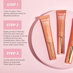 MCoBeauty Highlight & Glow Beauty Wand, Blush Glow, Luminous Highlight for Radiance Skin, Vegan, Cruelty Free Cosmetics