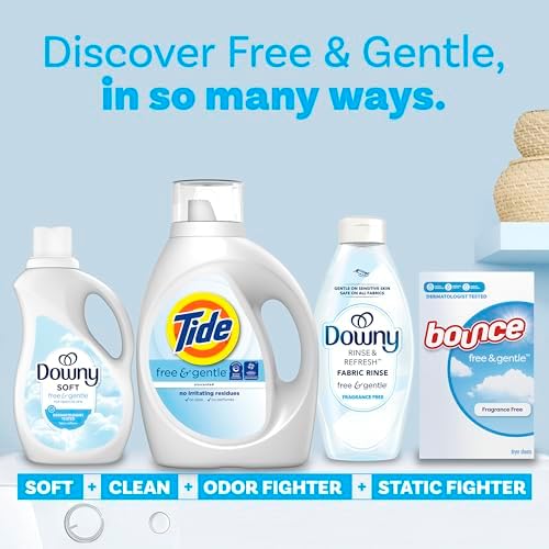 Tide Free & Gentle Liquid Laundry Detergent, 113 Loads, 4.4 L, Tide Laundry Detergent, Clean Laundry Detergent