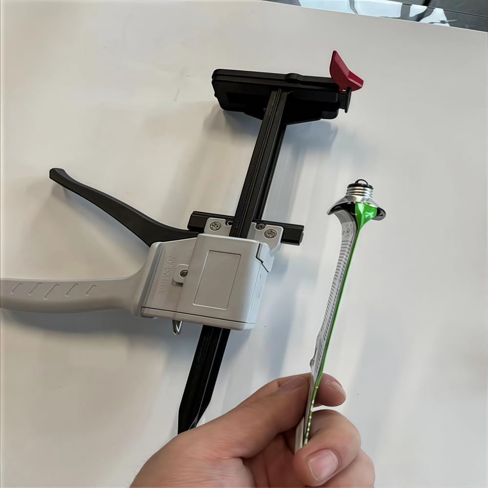 Toothpaste Tube Glue Gun, Tube Squeezing Machine Dispenser Glue Gun, 704 Universal Manual Glue Gun Extruder for Toothpaste Cream Adhesive