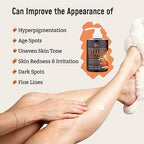 BLOOM Vitamin C Cream Body Lotion & Face Moisturizer W/Coconut Oil | Natural Skin Care Firming & Brightening Cream For Women, For Body, Uneven Skin Tone, Wrinkles, & Sun Damaged Dry Skin, 15 Oz