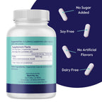 BESTVITE PABA 500mg (120 Vegetarian Capsules) (para-Aminobenzoic Acid) - No Stearates - Vegan - Non GMO - Gluten Free