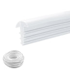 SuperDi Plastic 120ft Roll QP1562 Swimming Pool Liner Lock Beaded Wedge T-Shape