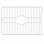 Better Houseware Sink Protectors for Kitchen Sink, Protective Metal Grid, 16x12.3x1 inches, White Kitchen Sink Mat to Shield Sink Base from Scratches, Rust-Resistant Coating, M