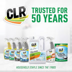 CLR Brands Calcium, Lime & Rust Remover with Cling, 22 oz. Spray Bottle, Adheres to Hard-to-Reach Surfaces, Blasts Calcium, Dissolves Lime Deposits, Zaps Stubborn Rust Stains and Hard Water Deposits