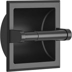 FORIOUS Recessed Toilet Paper Holder, Wall Mount Bathroom Tissue Holder