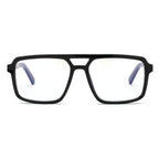 FEISEDY Retro Aviator Blue Light Glasses for Men Women Square Frame Computer Reading/TV/Phones Glasses B0209