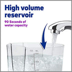Waterpik Whitening Professional Water Flosser, Electric Power With 10 Settings, 30 Whitening Tablets, Whitens Teeth Gently, White WF-05