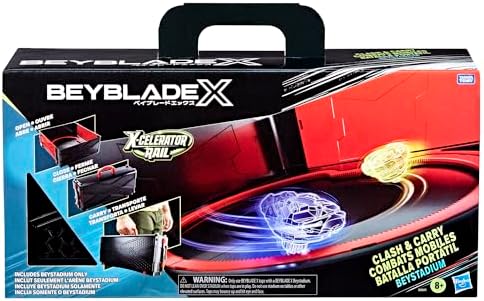 Beyblade X Clash & Carry Beystadium Battle Arena Spinning-Top Toys, Kids Gifts, Ages 8+
