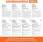 Ashwagandha 1500mg 180 Vegan Tablets | 6 Months’ Supply | Pure High Strength Ashwagandha Root Extract | Made in UK by Prowise Healthcare