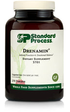 Standard Process Drenamin - Adrenal Function Supplement for Healthy Stress Response - Supports Healthy Energy Production & Metabolism - Gluten-Free, Non-Dairy & Non-Soy - 270 Tablets (270 Servings)