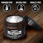 Viking Revolution Mens Anti Aging Face Cream - Mens Face Moisturizer for Men with Hyaluronic Acid, Aloe Vera, Vitamin E - Wrinkle Cream for Men with Vitamin B5, Green Tea (2 Fl Oz)