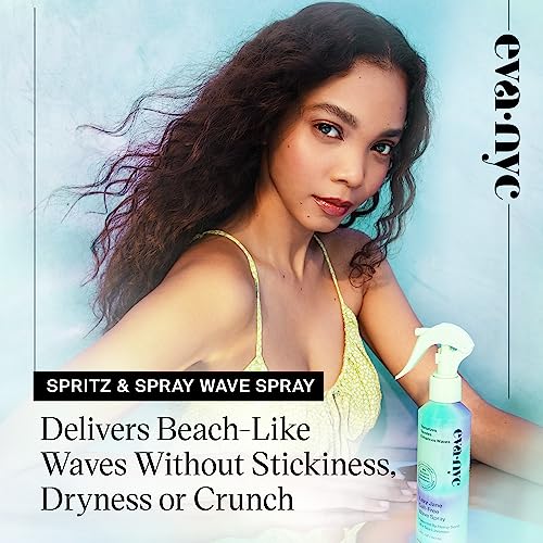 Eva NYC Lazy Jane Wave Spray, Salt-Free Texture , Non-Sticky & GMO-Free Wavy Hair Products, Vegan for Women, 5.4 oz