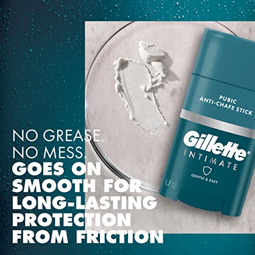 Gillette Intimate Men’s Pubic Hair Trimmer, SkinFirst Pubic Hair Trimmer for Men, Waterproof, with Anti Chafe Stick