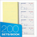Adams Write 'N Stick Message Pad, 2-Part, Carbonless, Blue, 5-1/4" x 11", 200 Sets per Book (SC1153WS) & Money and Rent Receipt Book, 2-Part Carbonless, 5-1/4" x 11", Spiral Bound