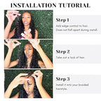 Human Braiding Hair for Boho Braids Natrual Black Deep Wave Bulk Boho Braids Human Hair for Boho Knotless Braids Curly Bohemian Boho Hair for Braiding 160g 2 Bundles No Weft (1B 24inch)
