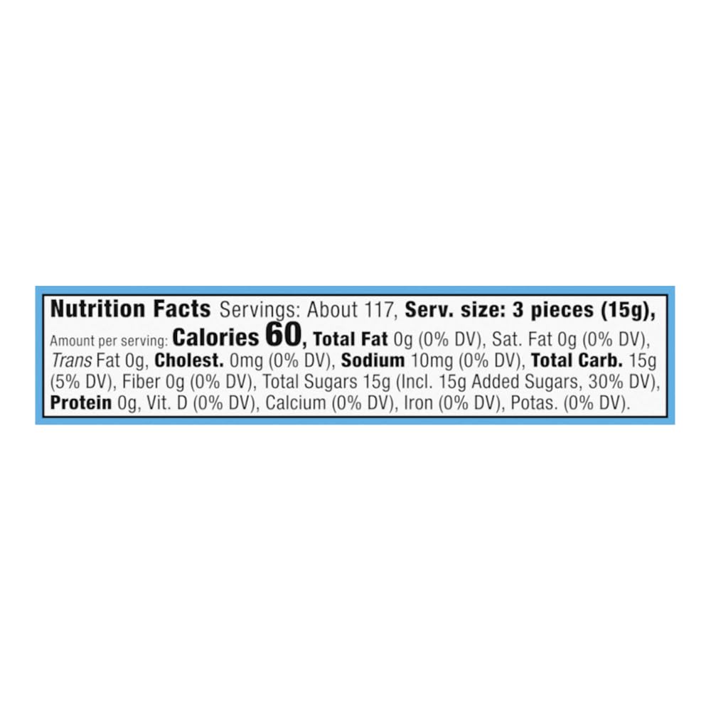 Brach's Sweet Stripes Soft Peppermint Candy, Individually Wrapped, 350 Ct