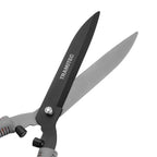 TRAMITEC Garden Hedge Shears, Manual hedge Clippers for Shaping Shrubs and Trimming Bushes. Hedge Clippers & Shears made with Durable Carbon Steel Blades, Shock-Absorbing Bumpers and Comfort Grips.