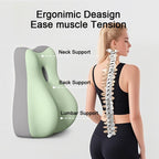 XYHOMECP 7 in 1 Multifunctional Slope Pillow,Butt Cushion for Couples Pregnanly Pillow to Read in Bed Waist Cushion at Home Sitting,with Memory Sponge,Comfortable and Breathable, Green
