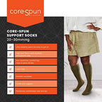 Core-Spun 20-30mmHg Moderate Graduated Compression Support Knee High Socks