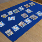 MTG Playmat for TCG Card Playing Game - 2Pcs Stitched Play Mat with Tube for Cards Gameplay, MTG, Yugioh, Magic The Gathering (24 x 14 in, 2 Pack)