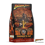 Bones Coffee Company Indiana Jones Crusader's Cup Flavored Coffee Beans, Whole Bean Coffee Medium Roast Low Acid, Scotcheroo Flavor (12 oz)