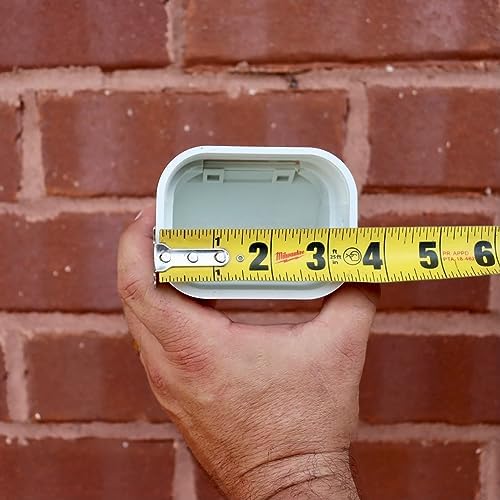 The Original GutterGate 2"x3" for Type-A Downspouts (White) (Made in The USA)
