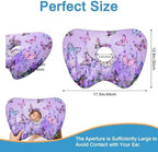 Ear Piercing Pillow for Side Sleepers Pillows with Holes for Ear Pain,Donut Pillow for Ear Side Sleeping Pillow for Adults CNH Ear Pain Relief Pressure Sores Ear Pillow with Hole in Center