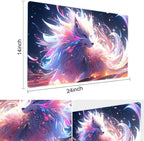 Board Game 14x24in MTG Playmat Compatible for OCG CCG RPG TCG Playmats (Nine Tailed Fox 1)