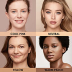 FOCALLURE PerfectBase Lasting Poreless Liquid Foundation, Medium to Full Coverage with Matte Finish, Covers Blemishes & Under-Eye Circles for All Skin Types, CP32 AMBER