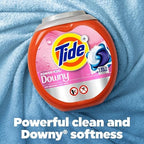 Tide Power PODs + Downy Laundry Detergent Pods, 57 Count, Soft Boosters + April Fresh