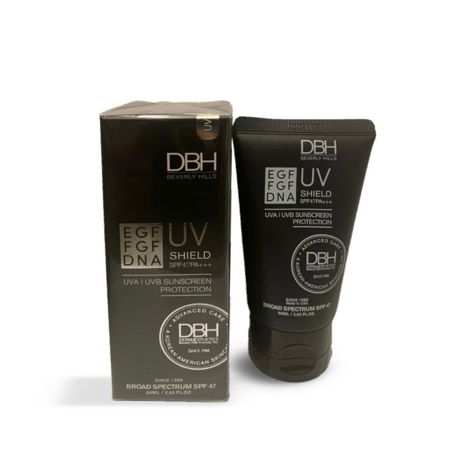 DERMAESTHETICS SPF 47 Sun Protection/UV SHIELD/Repair sun damage! 2FL OZ. MADE IN USA