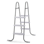 Outvita Above Ground Pool Ladder, 3-Step Steel A-Frame Swimming Pool Stairs for 42" High Wall, 300 lbs Capacity Entry/Exit Steps with Secure Non-Slip Sturdy Wide Step