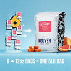 Nguyen Coffee Supply - Loyalty Signature Robusta & Arabica Blend: Medium Roast Premium Ground Coffee Beans, Vietnamese Single Origin, Low Acid, High Caffeine, Roasted in Brooklyn [5 Ib Bag]