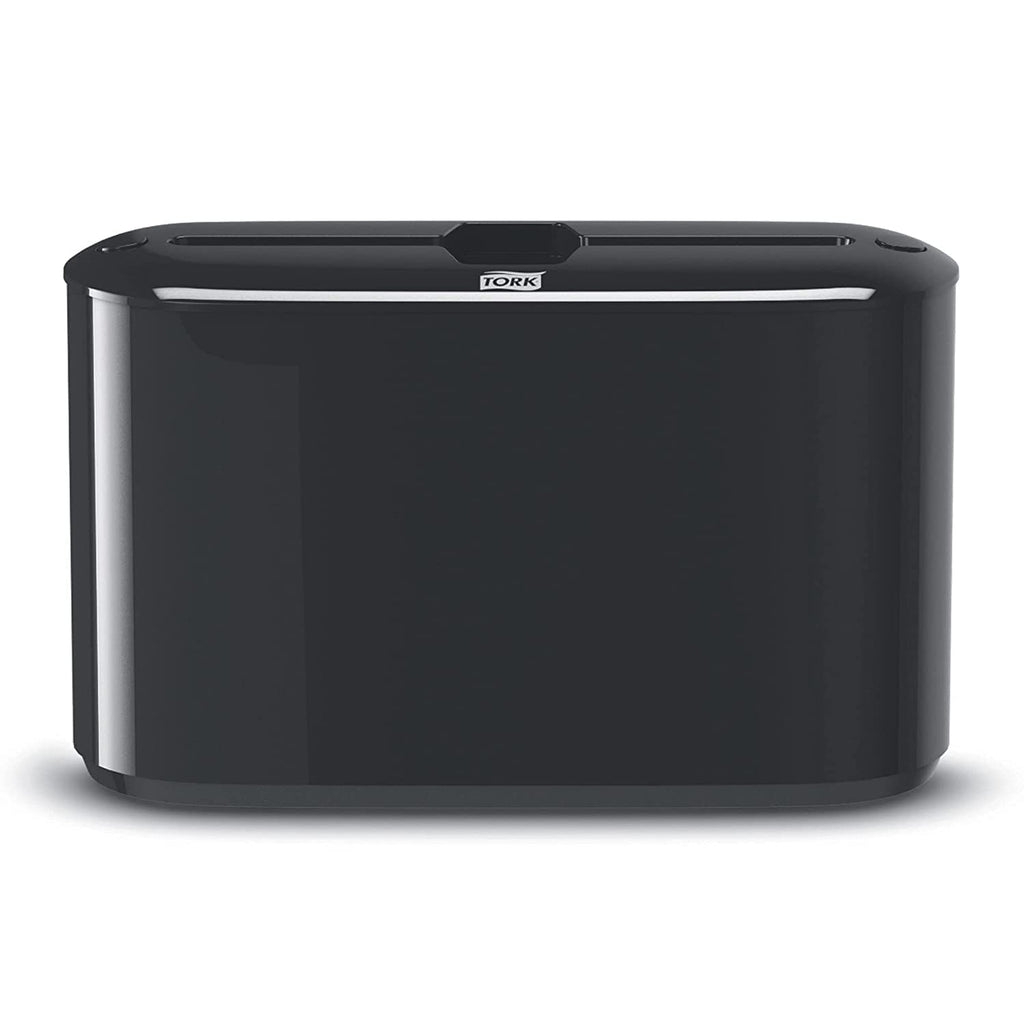Tork Xpress Paper Towel Dispenser, Black, Single-Dispensing, Compatible with H2 Refills, Space-Saving Design (302028)