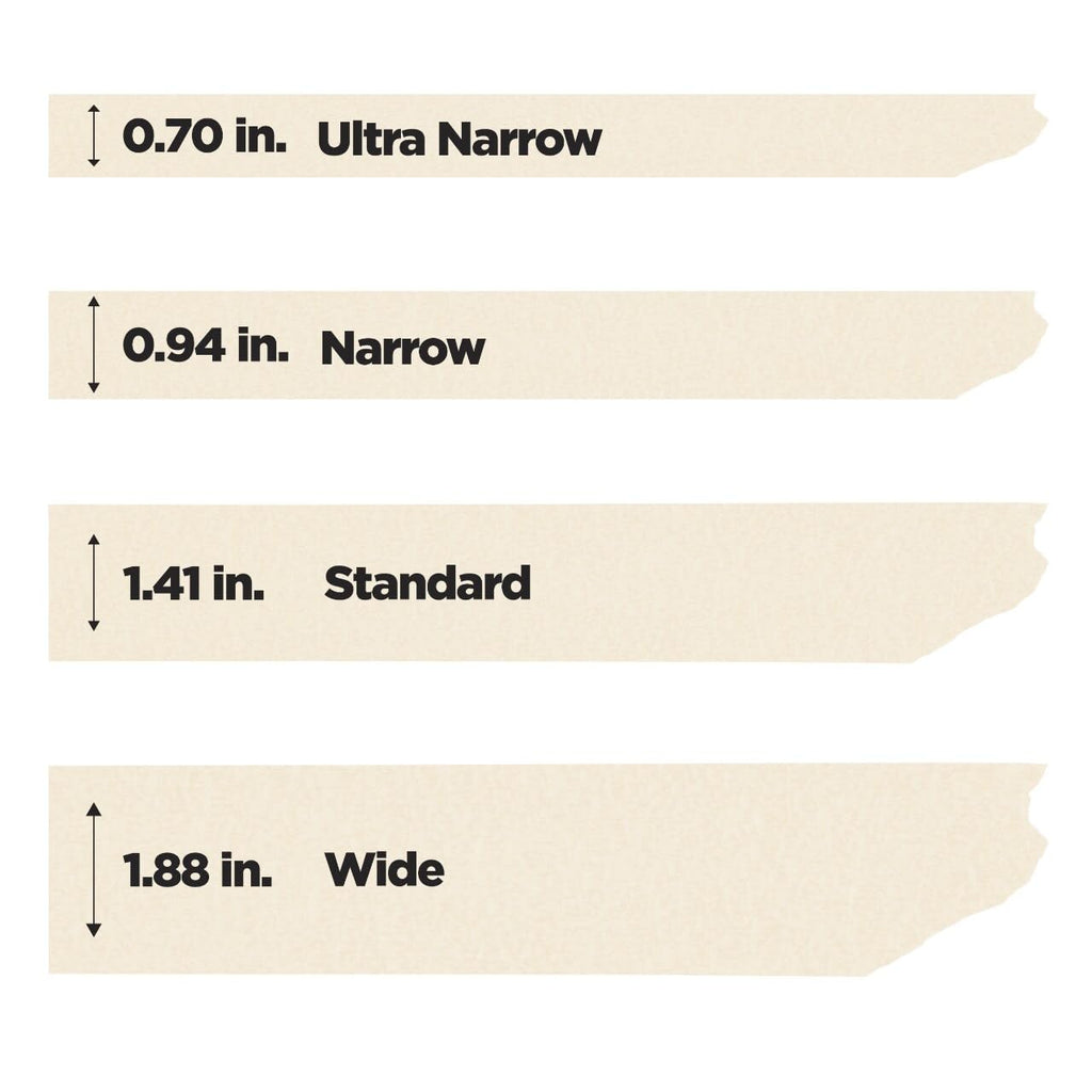 Scotch Contractor Grade Masking Tape, 0.94 inches by 60.1 Yards (540 Yards Total per roll), 4 Pack