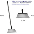 RISETEX Multifunctional Heavy Duty Stainless Steel Garden Flat Shovel