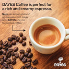 DAYES Enzyme Fermented Whole Bean Coffee - 16 oz (450g) I Low Caffeine Whole Bean Coffee I Medium Dark Roast I Low Acid I Digestion Friendly (16 Oz)