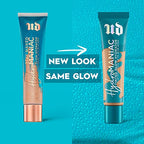Urban Decay Hydromaniac Dewy Foundation, Hydrating Tinted Moisturizer for Dry Skin, Buildable Medium Coverage, with Kombucha Filtrate & Marula Oil, Non-comedogenic, Vegan, Cruelty-free - 1.1 fl oz