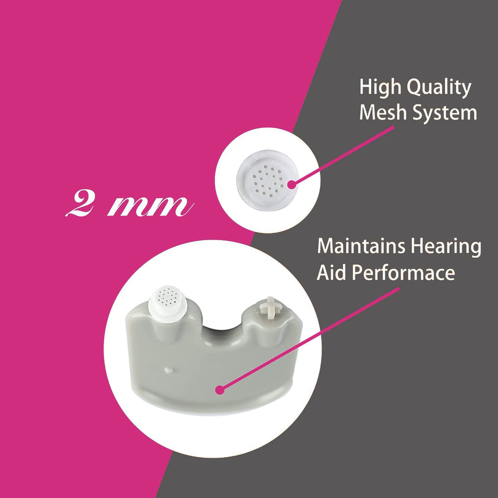 ProWax Filters Hearing Aid Supplies for ProWax Oticon, Prowax Replacement for Oticon Prowax Receives (2mm/3 Packs)