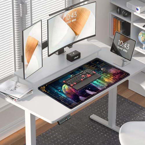 MTG Playmat with Zones 27.5" x 15.74" for TCG MTG Play Mat Non-Slip Rubber Base Commander Playmats for Magic The Gathering Playmat Iorcana Trading Card Game, Forest Bear