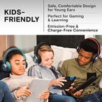 ARTIX CL750 Wired Headphones with Mic & Volume Control — Noise Isolating On-Ear Headphones for Computer and Laptop Wired, Plug in Corded Headphone Over Ear with Wire (Foldable, Aux Jack 3.5mm)