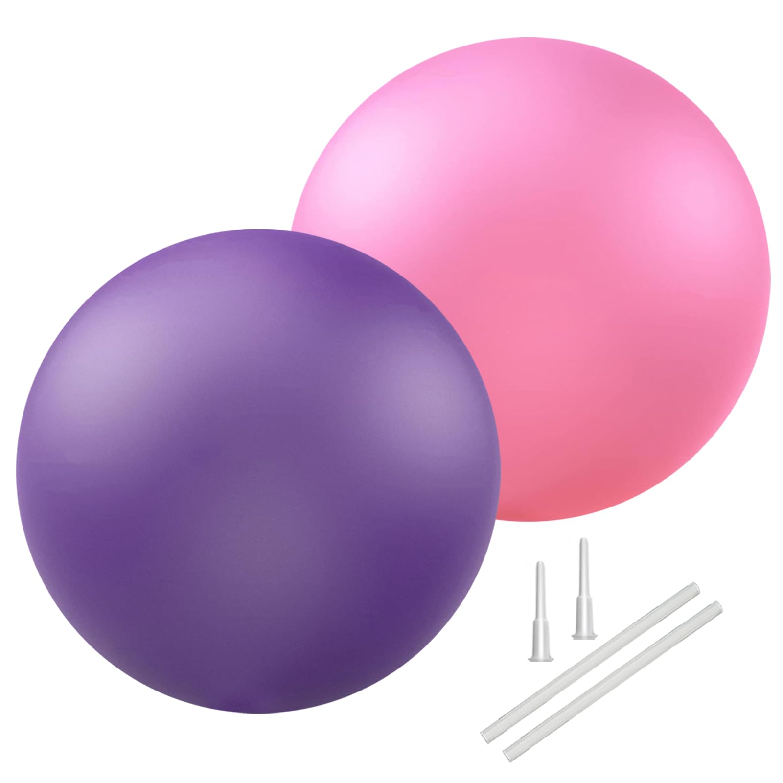 Mini Fitball Soft Pilates Ball 9 Inch, Ideal Small Exercise Ball Between Knee ...