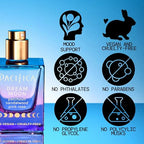 Pacifica Dream Moon Womens Spray Perfume 1 fl oz ��� Long-Lasting Floral Woody Fragrance for Her - Rose, Patchouli, Sandalwood ��� 100% Vegan, Cruelty-Free, Phthalate-Free Fragrance