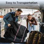 Rollator Travel Bag - Waterproof Wheelchair Bag for Folding Walker, Compact Wheelchair Transport Chair Portable Carry Case Cover for Car & Airplane TSA Traveling (44" Lx12 Wx30 H)