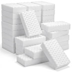 SUPERASER Magic Sponge Bulk 50 Pack, Textured MEGA-50 | Long Lasting Value Supply for Heavy-Duty Cleaning | All-Purpose Melamine Foam Pads