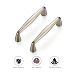 Ravinte 20 Pack 3 Inch Brushed Nickel Kitchen Cabinet Handles Solid Zinc Alloy Cabinet Pulls Cupboard Hardware Drawer Handles