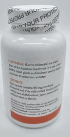 Arizona Natural Chaparral (Larrea tridentata), 500 mg, 180 Capsules