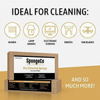SpongeCo - Dry Cleaning Soot Eraser Sponge - Pet Hair, Smoke, Soot, Dust and Dirt Remover - 3x6 Double, One Unit (3 Pack Single)