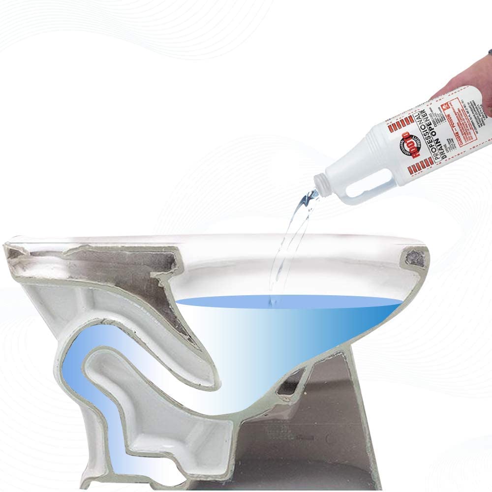 Rooto Professional Drain Opener|Deep Penetration|Opens Drains|Dissolves Grease and Residues from Septic Tanks,Bathrooms,Toilets,Kitchen Pipes|Easy to Use for Homes,Hospitals,Offices,Restaurants,etc.